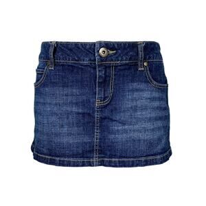 Y2K Style Arizona Dark Wash Denim Mini Skirt Grunge Preppy Summer Sz 9 34W